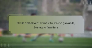 Ståle Solbakken: Prima vita, Calcio giovanile, Sostegno familiare